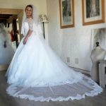 VOILE DOUBLE LONG 3M BORDS SATINES